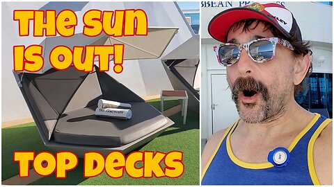 I GO OUTSIDE!!! Finally.... | Caribbean Princess EP15