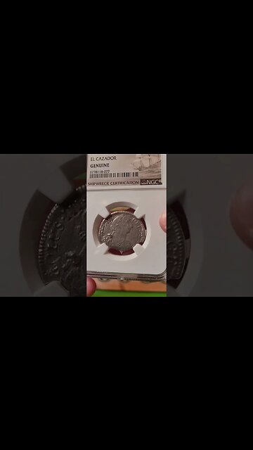 Shipwreck Spanish Coin from CoinsTV!