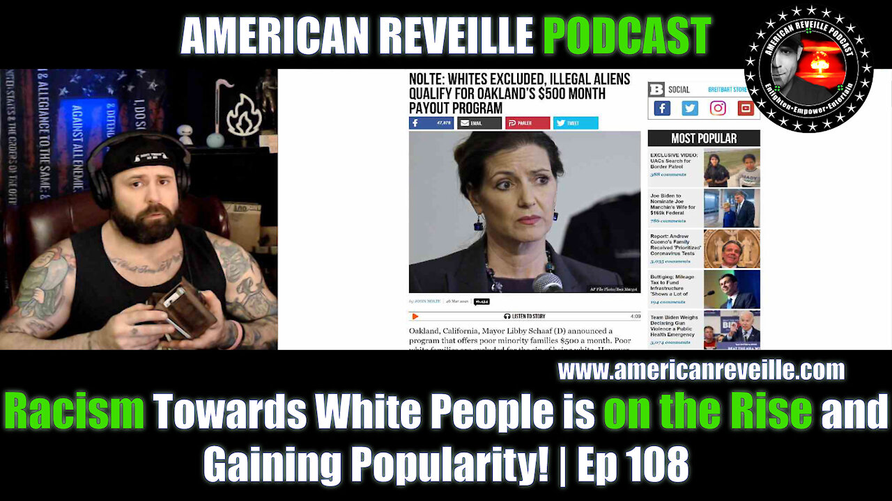 Racism Towards White People is on the Rise and Gaining Popularity! | Ep 108