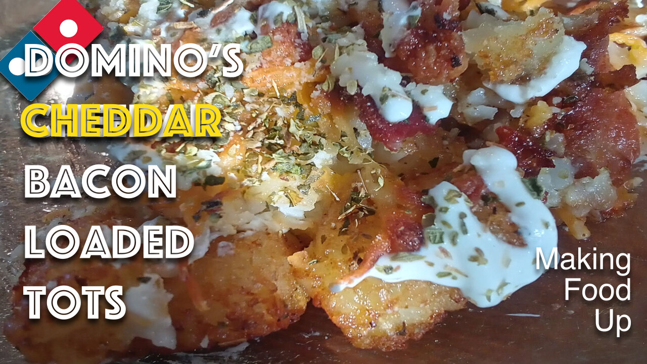 Cheddar Bacon Loaded Tots | Making Food Up