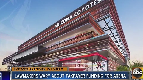 Arizona Coyotes urging lawmakers to help build stadium