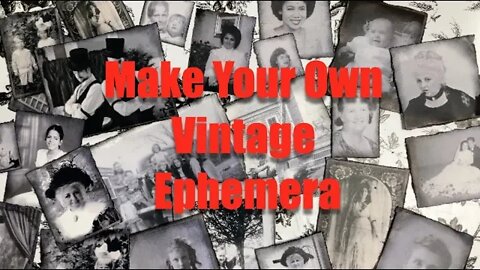 DIY Ephemera From Family Photos