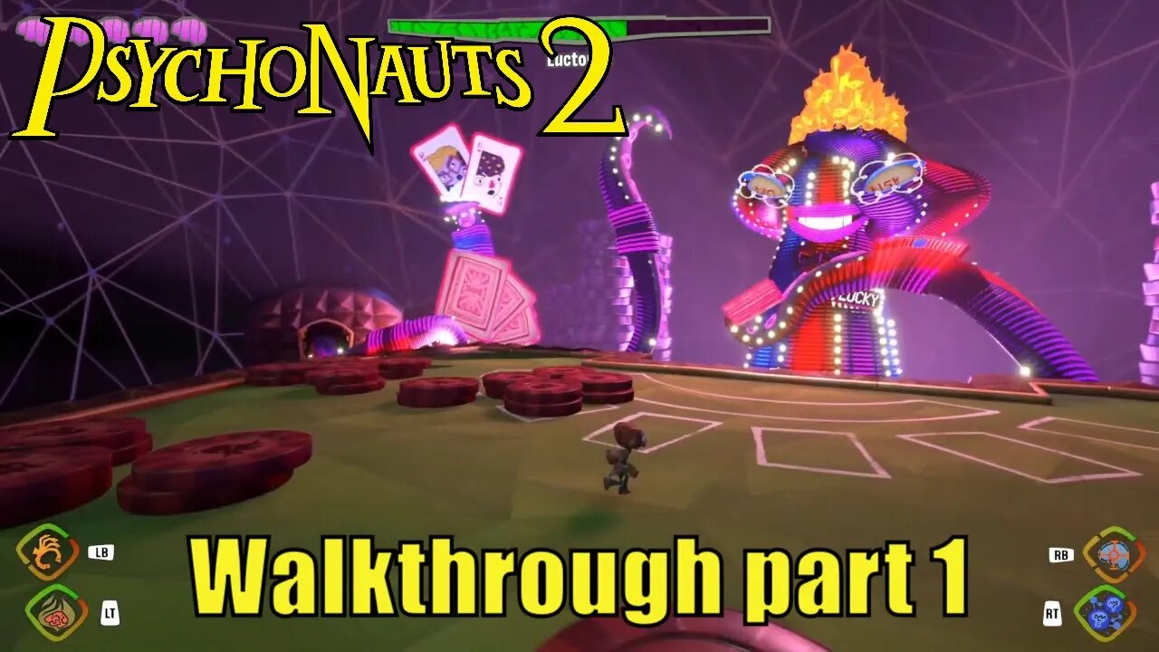 Psychonauts 2 | Playthrough pt1 | Hollis' Classroom/ Hot streak