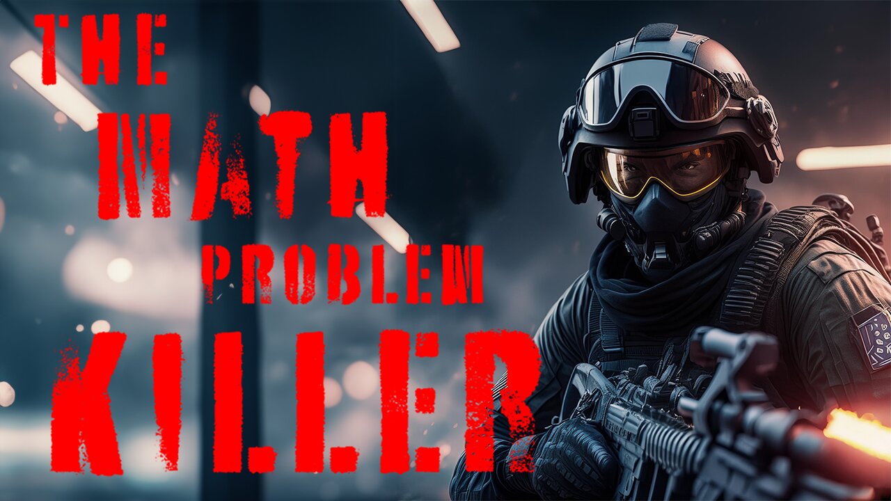 Intense gunfighting gameplay in The Math Problem Killer