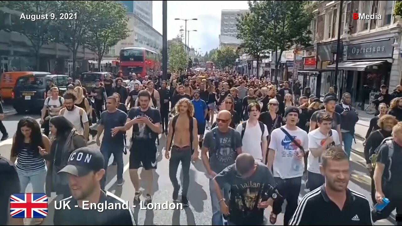 UK - England - London (Rally against Vaccinepassports) [August 9, 2021]