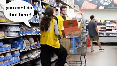 Smoking on the job! (kicked out!)