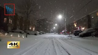 What A Winters Night ((4K)) Walk - Part 2