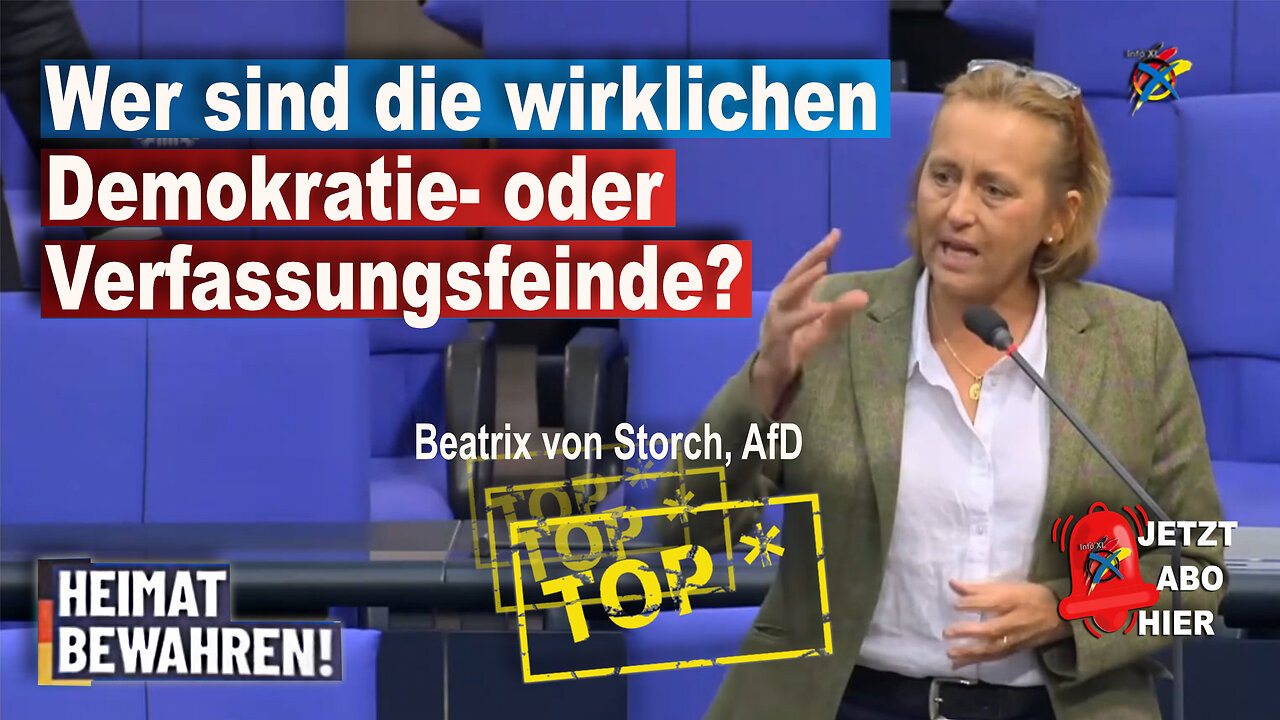 Wer sind die wirklichen Demokratie- oder Verfassungsfeinde? Beatrix von Storch, AfD