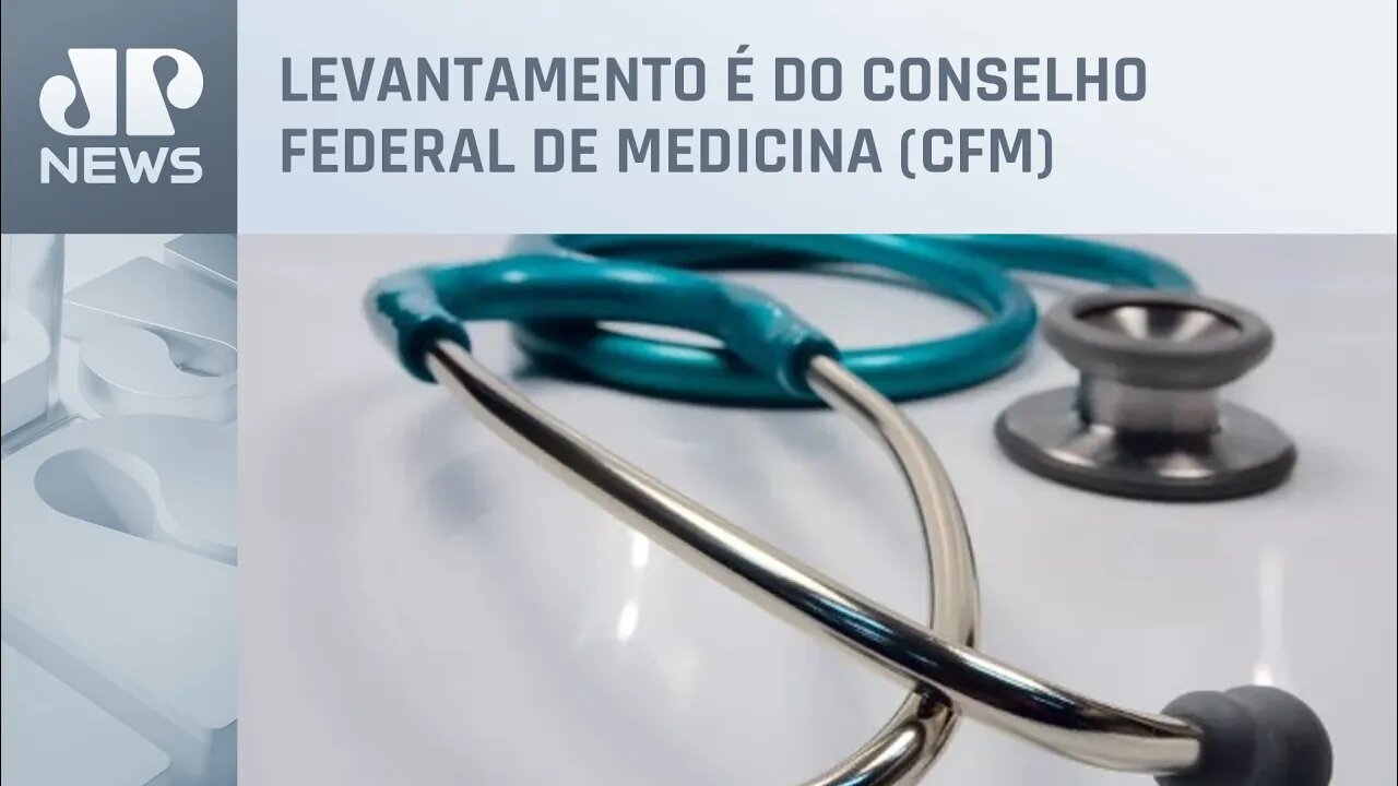 Censo médico: 24% dos profissionais atuam nas capitais