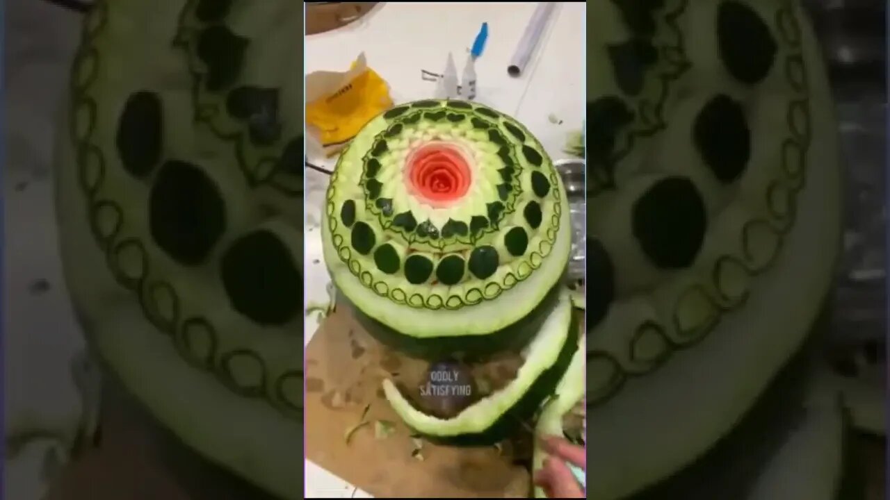 Satisfying fruit carving #108 #satisfying #shorts