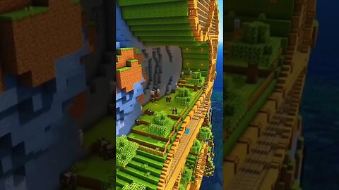 Minecraft Base na montanha #shorts