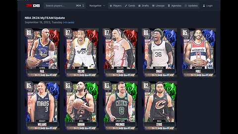 Free Tuesday Cards - Same Face New Place Promo in NBA 2K24 MyTeam