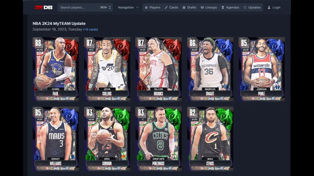 Free Tuesday Cards - Same Face New Place Promo in NBA 2K24 MyTeam