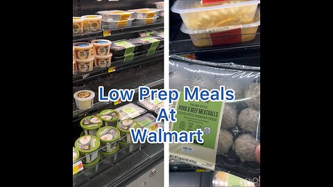 Prep Meals at Walmart!