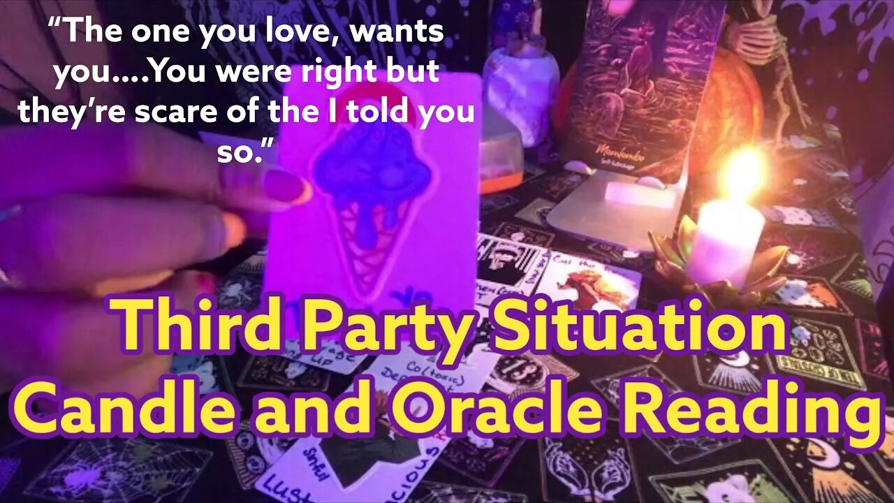 Third Party Situation💔 Love Oracle Reading and Candle Reading 🕯