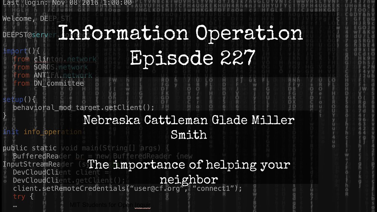 IO Episode 227 - Helping Your Neighbor - Glade Miller Smith 3/25/24