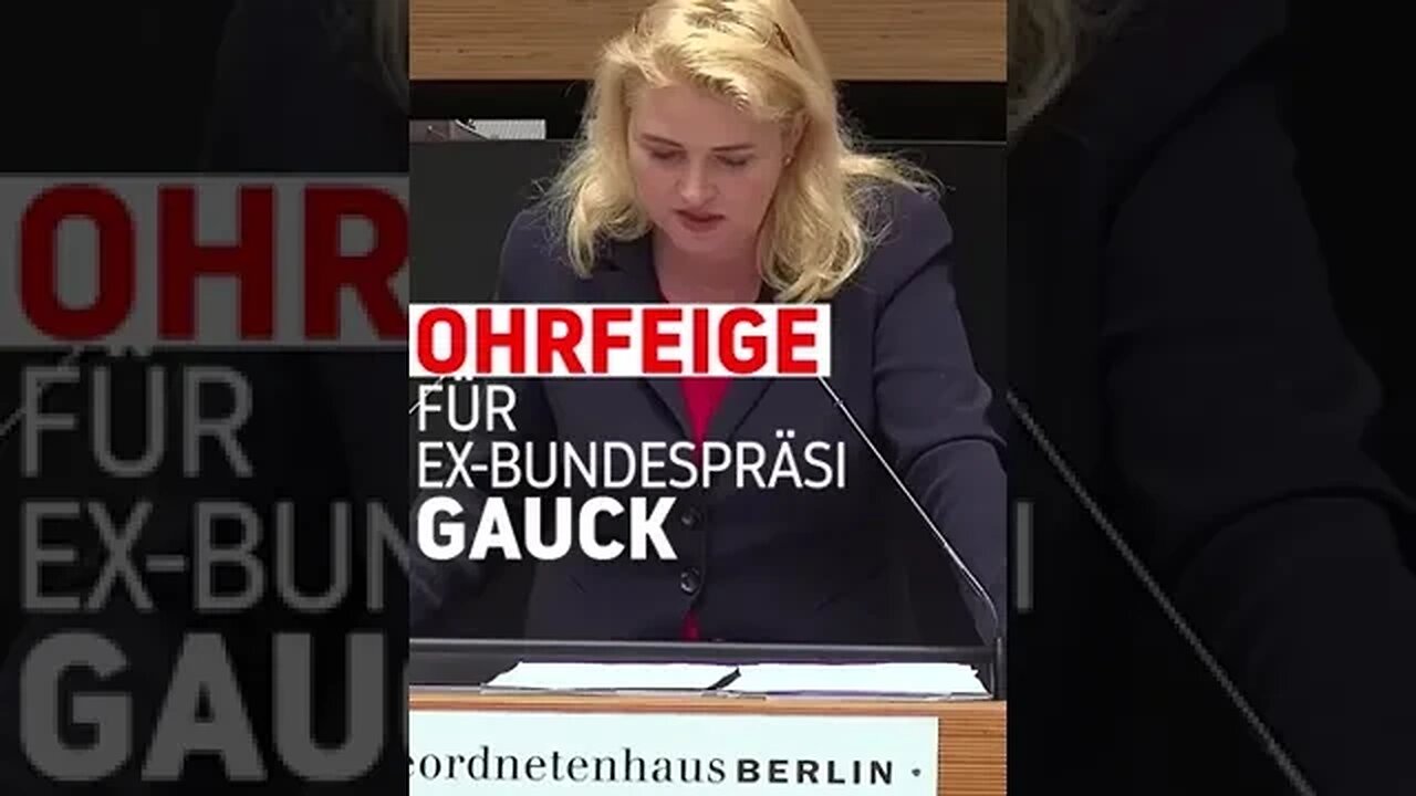 Ohrfeige für Gauck