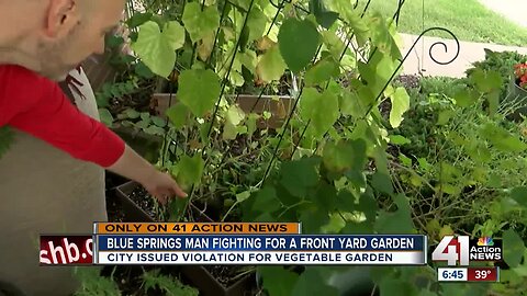 Digging in: Man is challenging Blue Springs’ ban on front yard vegetable gardens