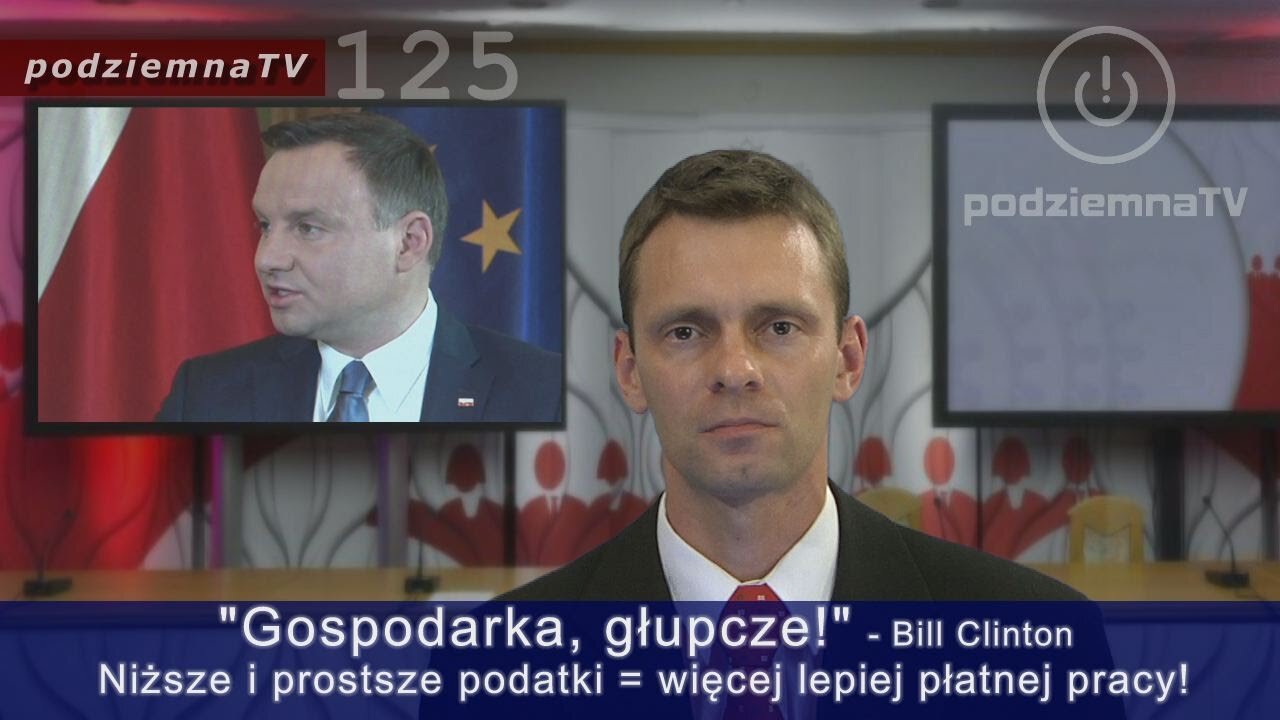 podziemna TV - Nowy Prezydent Andrzej Duda - wyszło szydło z worka #125 (08.08.2015)