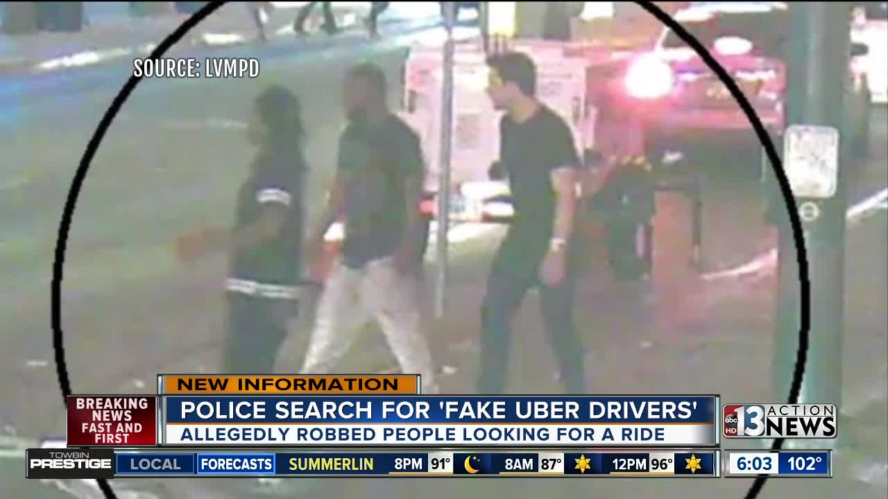 Police searching for fake Uber drivers