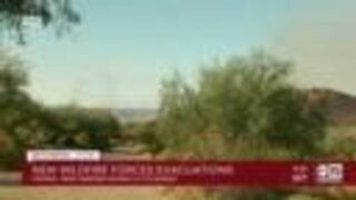 Wildfire forces evacuations in north Phoenix