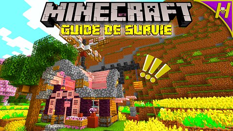 🌸 10+ idées Déco Simple Pour ta Maison de Départ :: 1.20+ Guide de Survie Minecraft #5