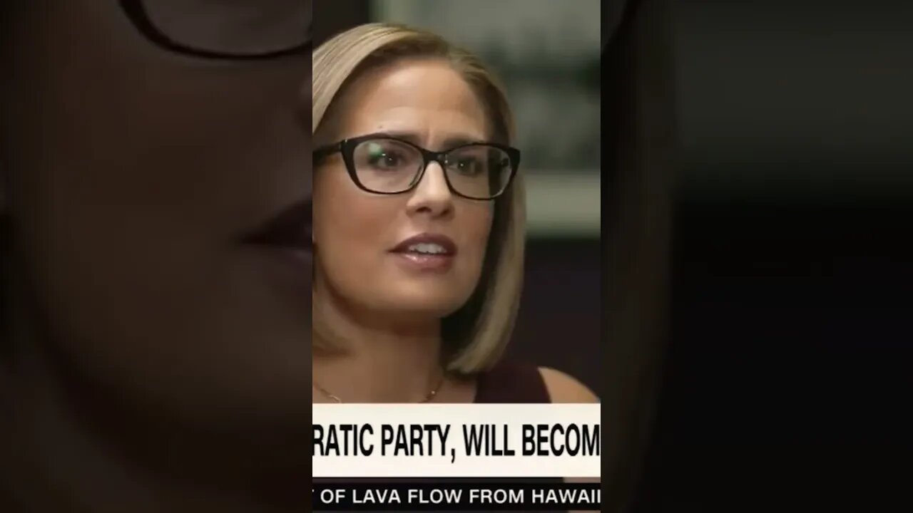 LATEST SENATOR LEAVES Democrat Party @kyrstensinema