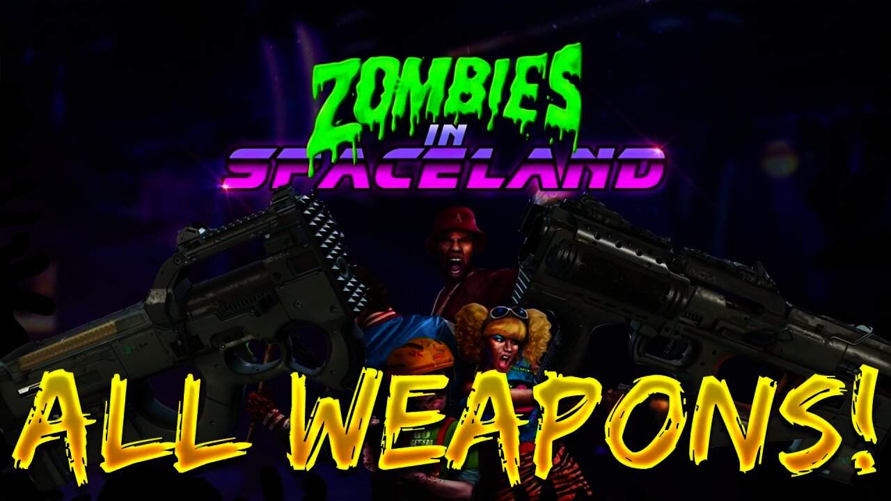 Infinite Warfare ZOMBIES IN SPACELAND: ALL WEAPONS/WONDER WEAPONS