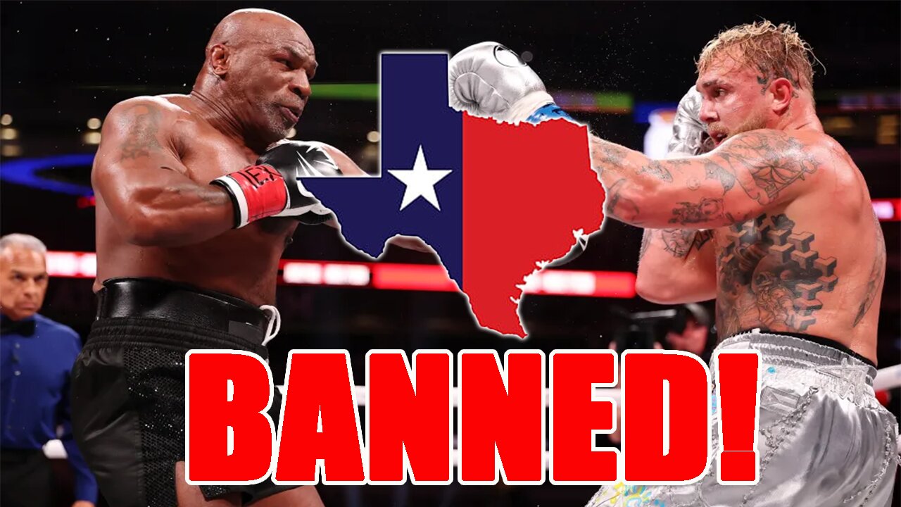Texas BANS Jake Paul and Mike Tyson from BOXING after DISASTROUS STAGED FAKE FIGHT!