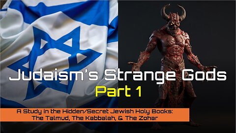 8-31-2024 Judaism's Strange Gods pt. 1