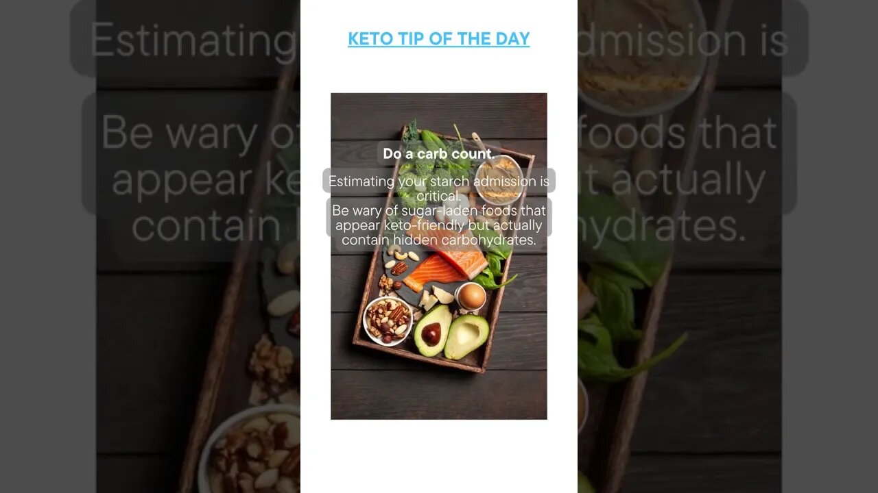 Keto Tip of the Day - Count Your Carb Intake - Low Carb - Keto Planning