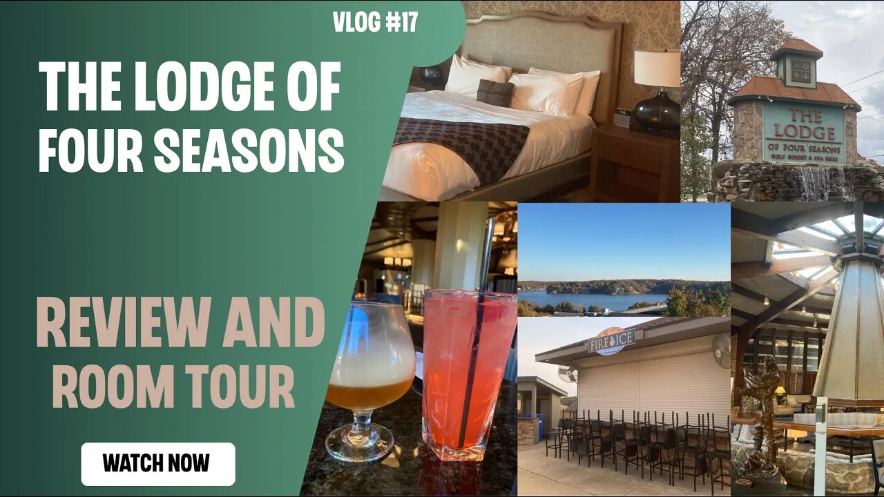 The Lodge of Four Seasons Tour | Lake of the Ozarks | Travel Vlog | Room and Lodge Tours