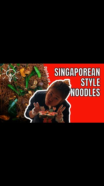 Cooking Singaporean Style Noodles. Cooking Ideas. #shorts