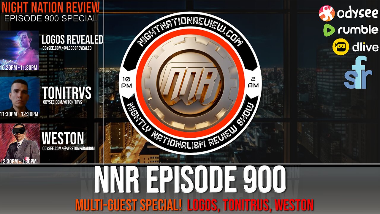 NNR ֍ EPISODE 900: Multi-Guest Special ֍ Logos Revealed and Tonitrus