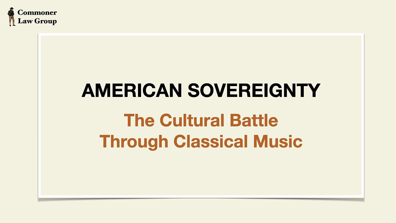 American Sovereignty - The Cultural Battle Through Classical Music with Mindy Pedhenuk