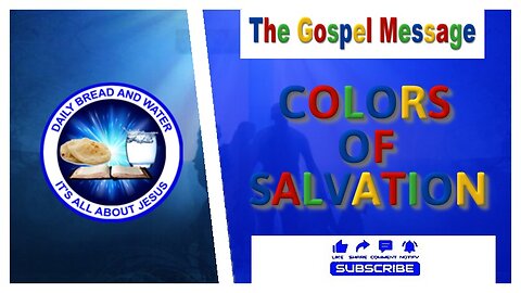 The Gospel Message In The Colors Of Salvation