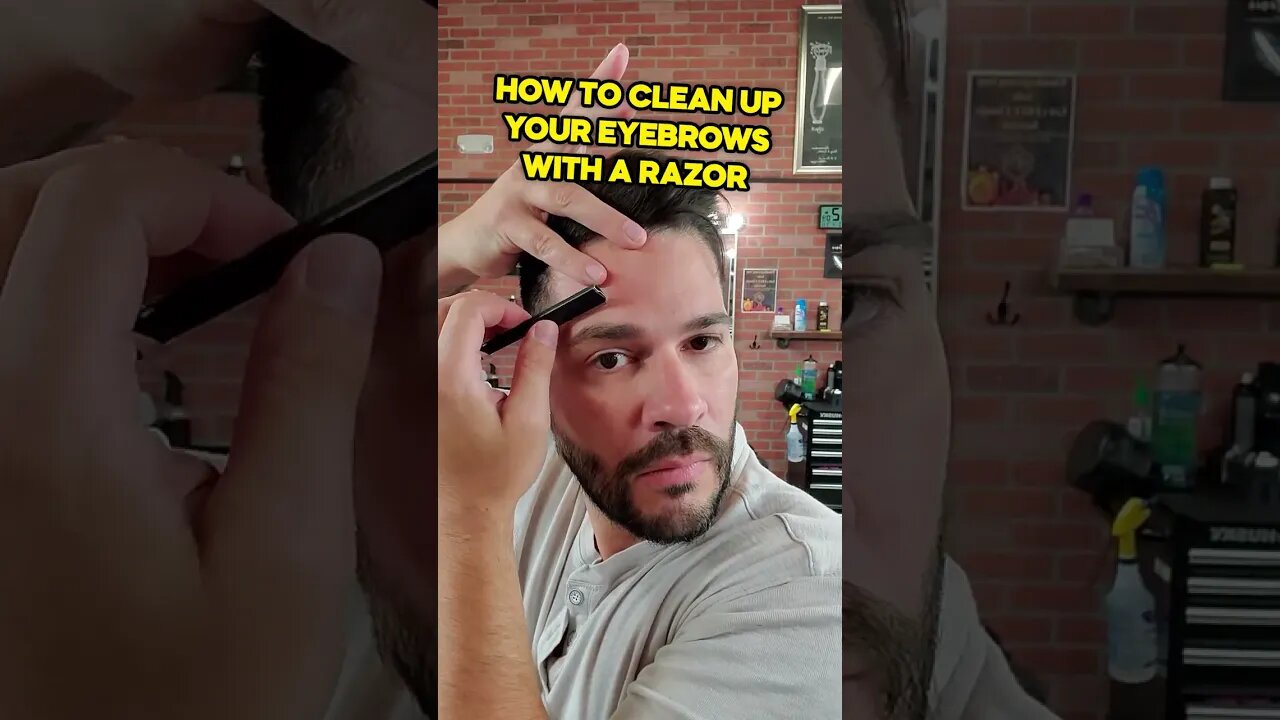 EYEBROW RAZOR CLEANUP