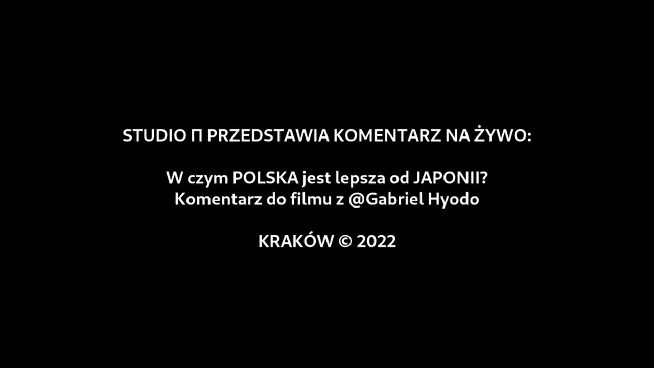 Live Nr.24 W czym Polska jest lepsza od Japonii Studio Pi 12.06.2022