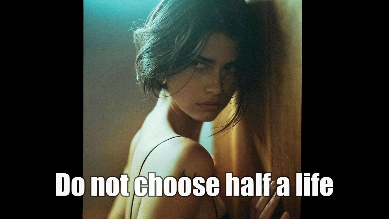 Do not choose half a life