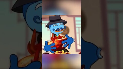 Animation Poppy Playtime Mommy Long Legs Mukbang Cartoon 1080p #shorts