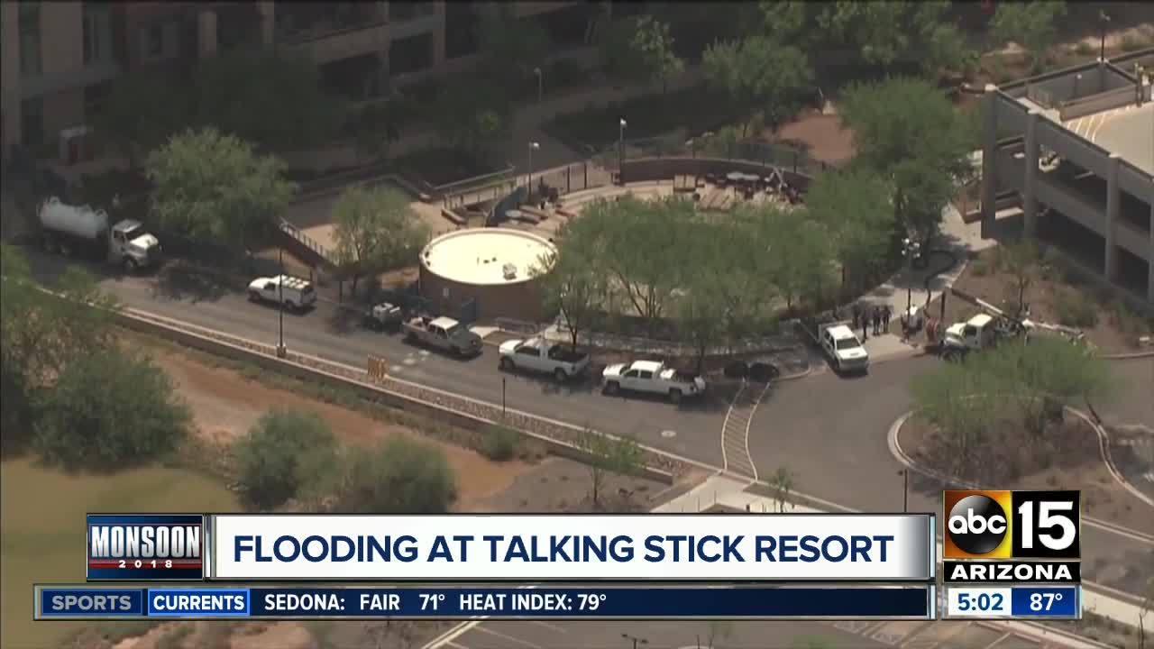 Talking Stick Resort still in the dark after monsoon storms; events canceled