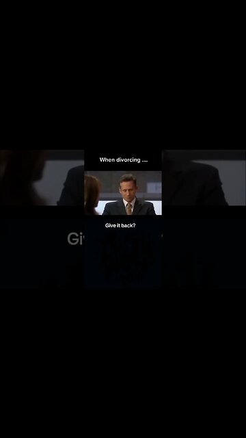 Be careful when divorcing.