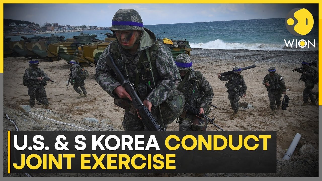 US and South Korea conduct joint amphibious landing exercises | Latest News | WION