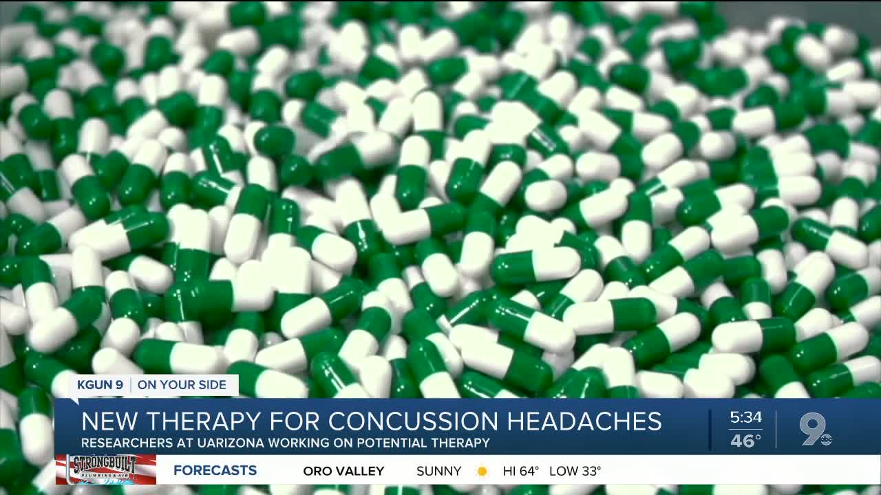 UArizona researchers test potential therapy to concussion-related headaches