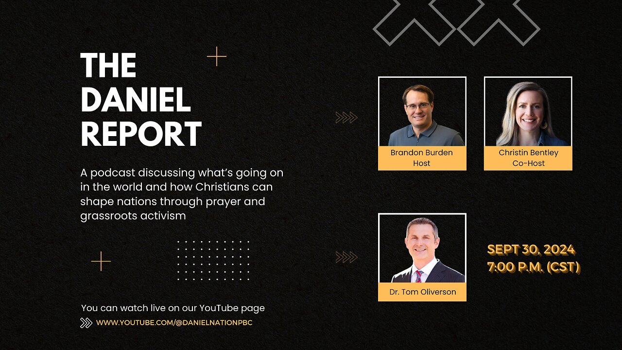 The Daniel Report with State Representative, Dr. Tom Oliverson