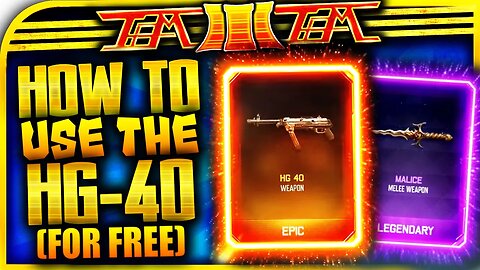 BO3: HOW TO USE "FREE WEAPON DLC!" HOW TO GET THE "HG-40" IN BLACK OPS 3! (BO3 NEW SUPPLY DROP DLC)