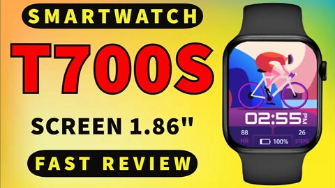 Smartwatch T700S Unboxing Watch 8 series reloj inteligente pk i7 pro max x8 max t500