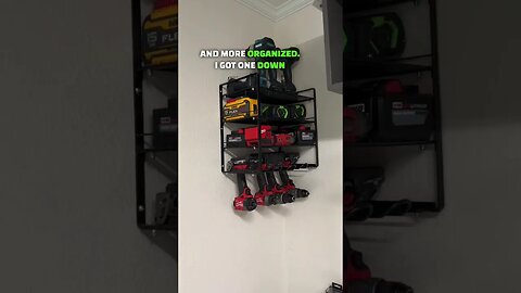 Power Tool Organizer & Space Saving Rack!