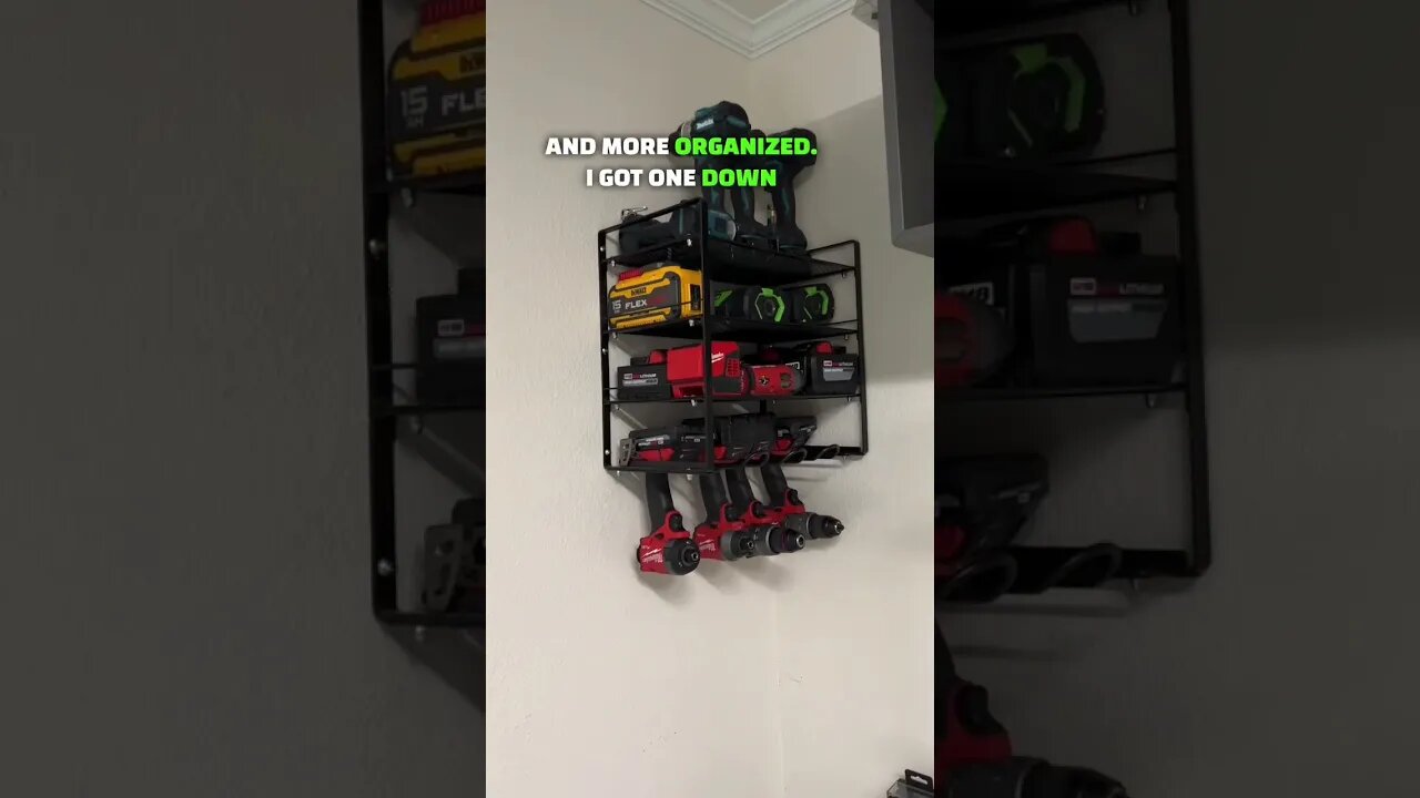 Power Tool Organizer & Space Saving Rack!