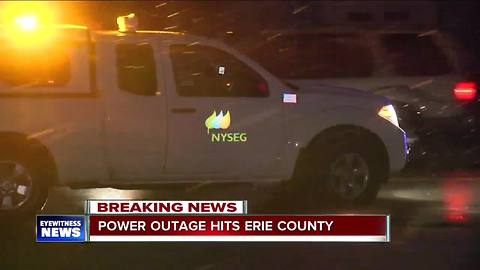 Power being restored in Erie County